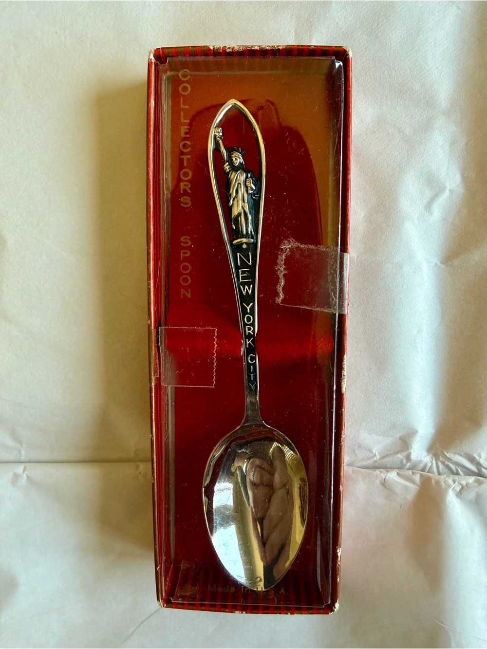 Vintage New York City Statue of Liberty Collector's Spoon